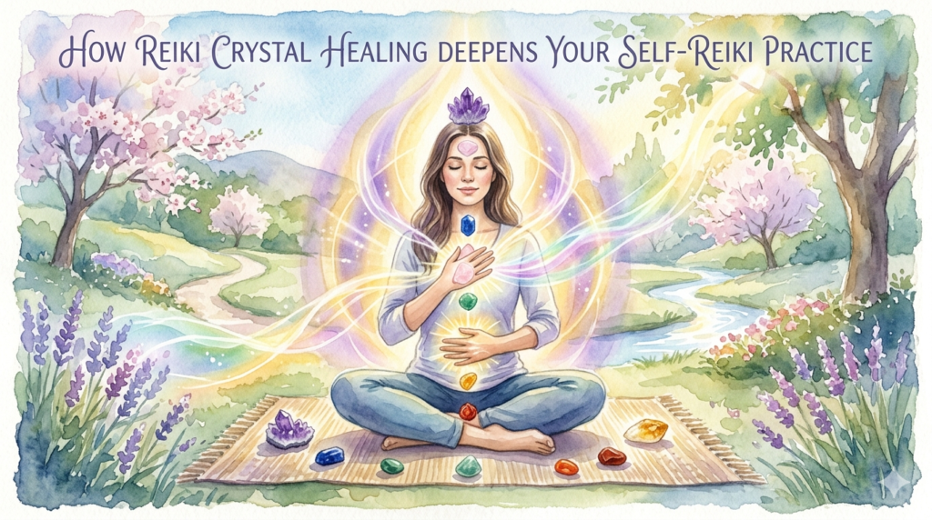 Your Self-Reiki Practice Will Deepen With Reiki Crystal Healing